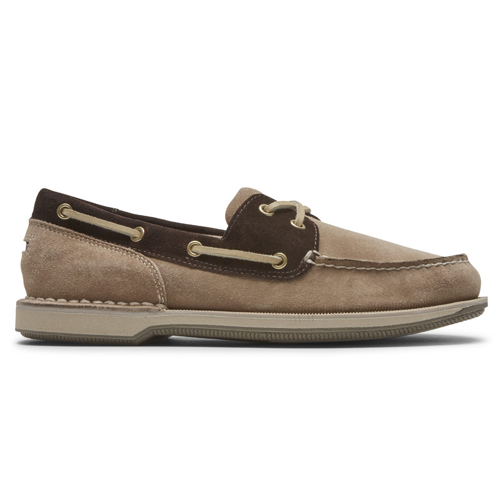 Rockport Båt Skor Herr Grå - Perth - XPOTS8496